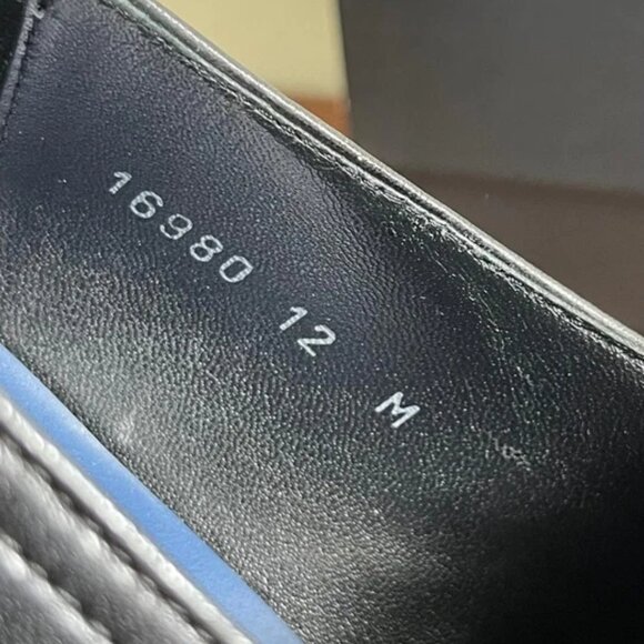 Magnanni Linea Merino 16980 Black Leather Loafers Slip On Dress Shoes Men's 12 M - Picture 8 of 11